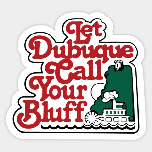 Dubuque Vintage Style Decal Sticker